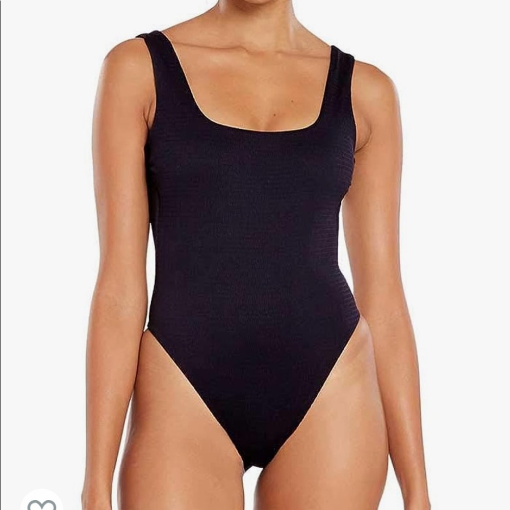 Vitamin A Reese One Piece in Black Ecotex